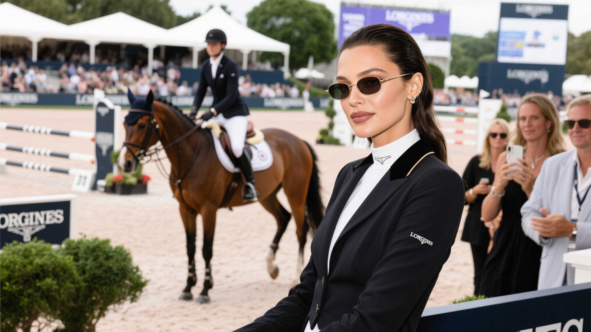 Bella Hadid现身拉斯维加斯参加马术比赛 Bella Hadid现身拉斯维加斯参加马术比赛